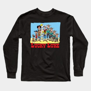 comic cowboys Characters Long Sleeve T-Shirt